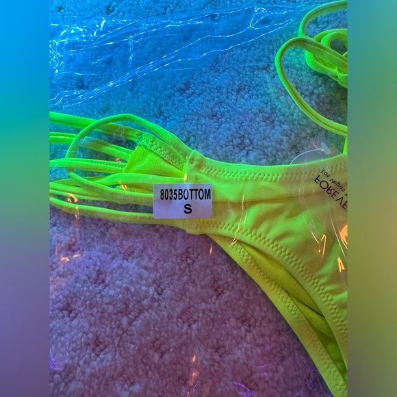 NWT Neon Yellow Forever young swimwear - Picture 3 of 5